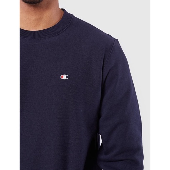 🏅🆕 Champion ✪ Reverse Weave Sweatshirt ✪ Navy ✪ - Picture 5 of 8